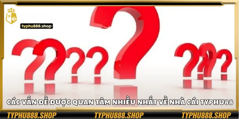 Các vấn đề được quan tâm nhiều nhất về nhà cái Typhu88
